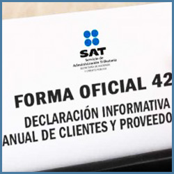 elimina sat declaracion informativa anual de clientes y proveedores